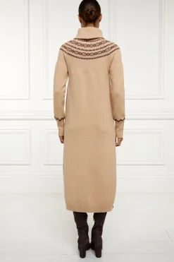 Jennifer Midi Knit Dress (Camel)
