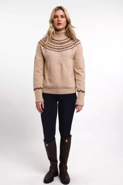 Jennifer Roll Neck Knit (Camel)