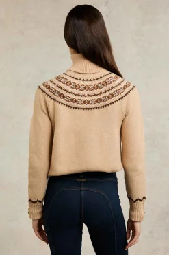 Jennifer Roll Neck Knit (Camel)