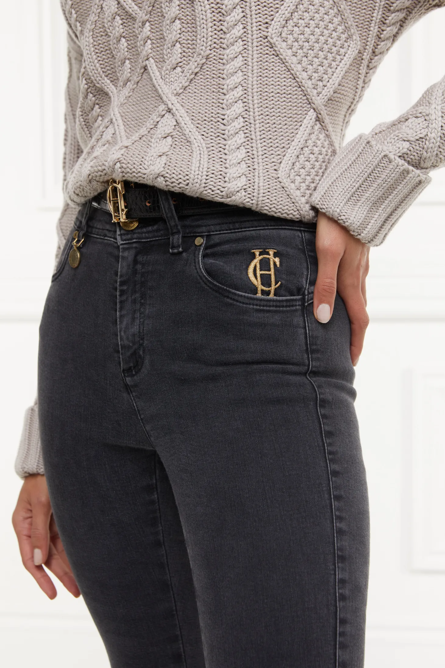 Jodhpur Jean (Washed Black)