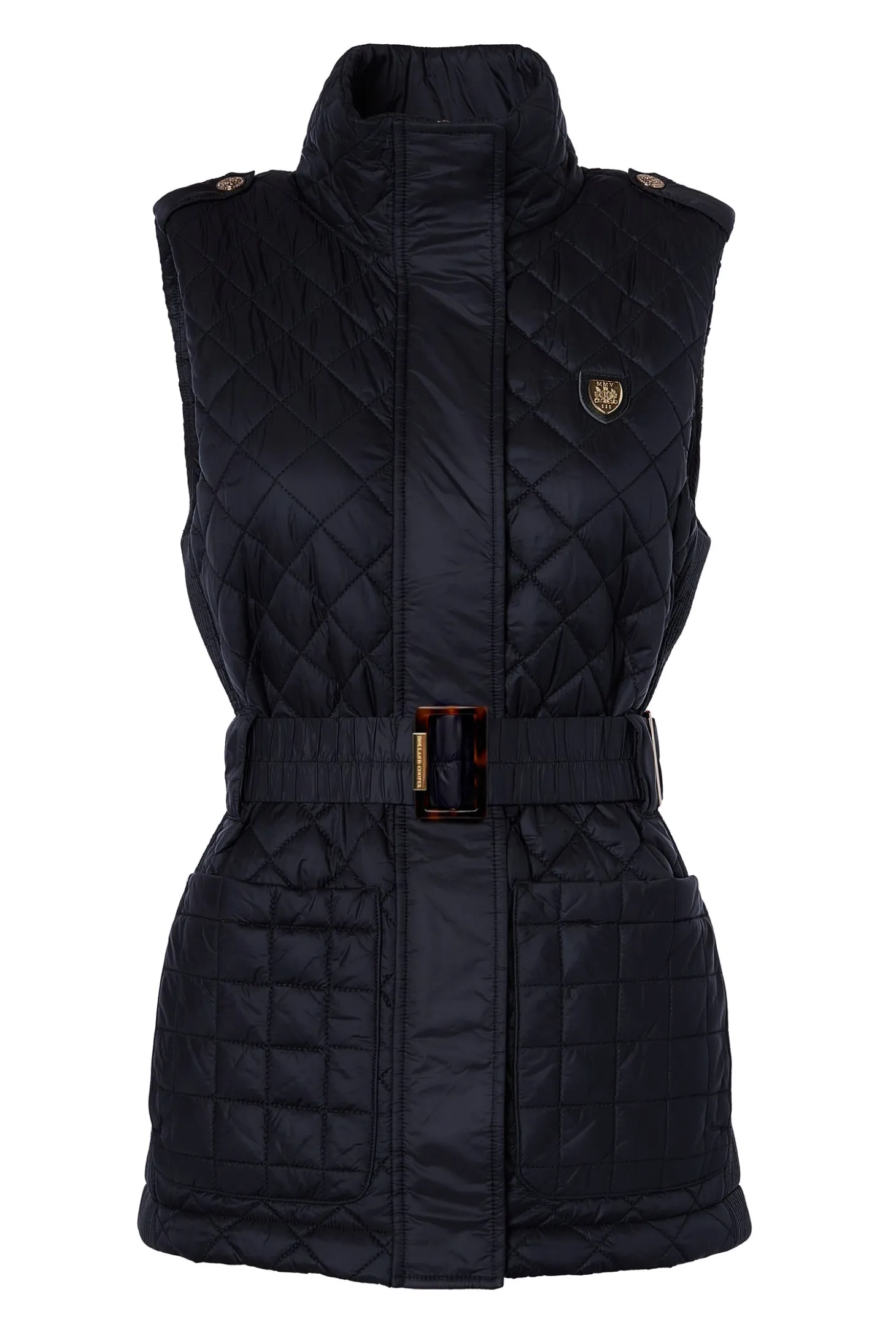Juliana Belted Gilet (Black)