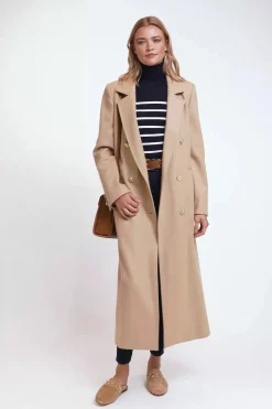 Kelsie Roll Neck Knit (Ink Navy Natural Stripe)