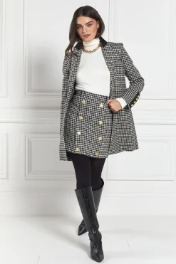 Kempton Coat (Houndstooth)