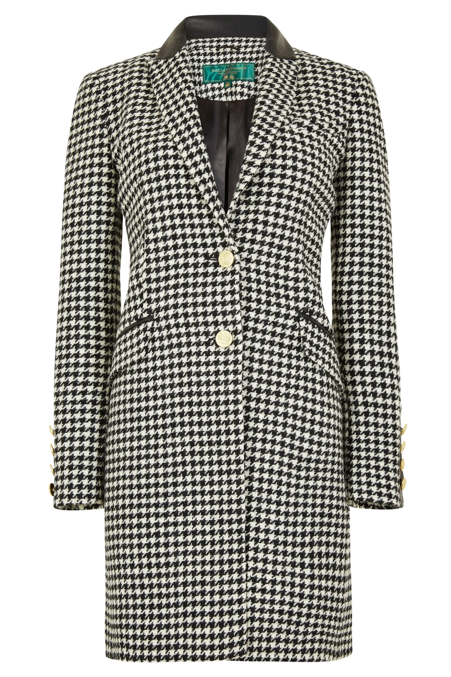 Kempton Coat (Houndstooth)