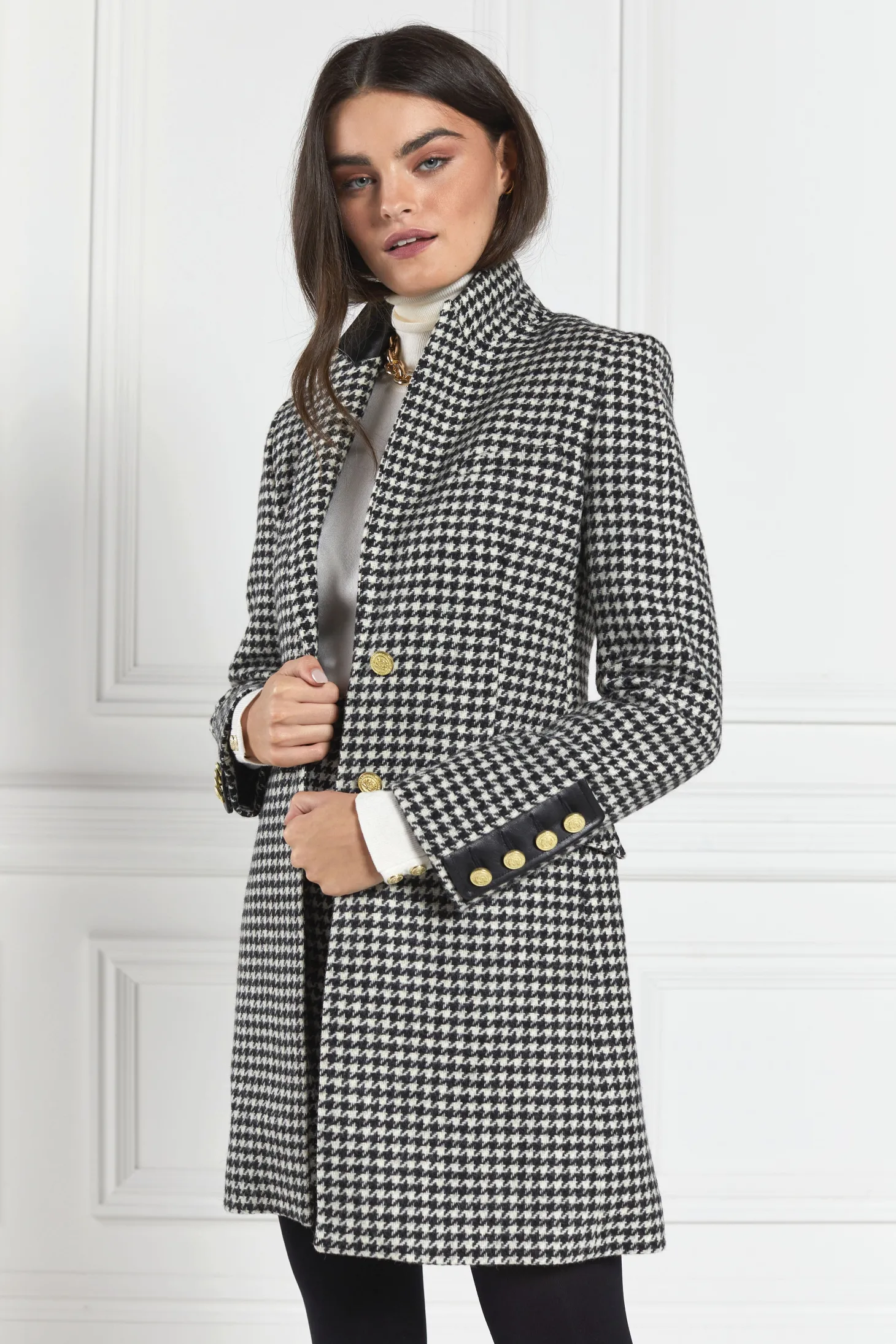 Kempton Coat (Houndstooth)