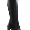 Kensington Knee Boot (Black Leather)