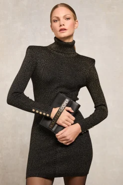 Kensington Mini Dress (Black Gold)