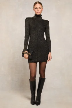 Kensington Mini Dress (Black Gold)