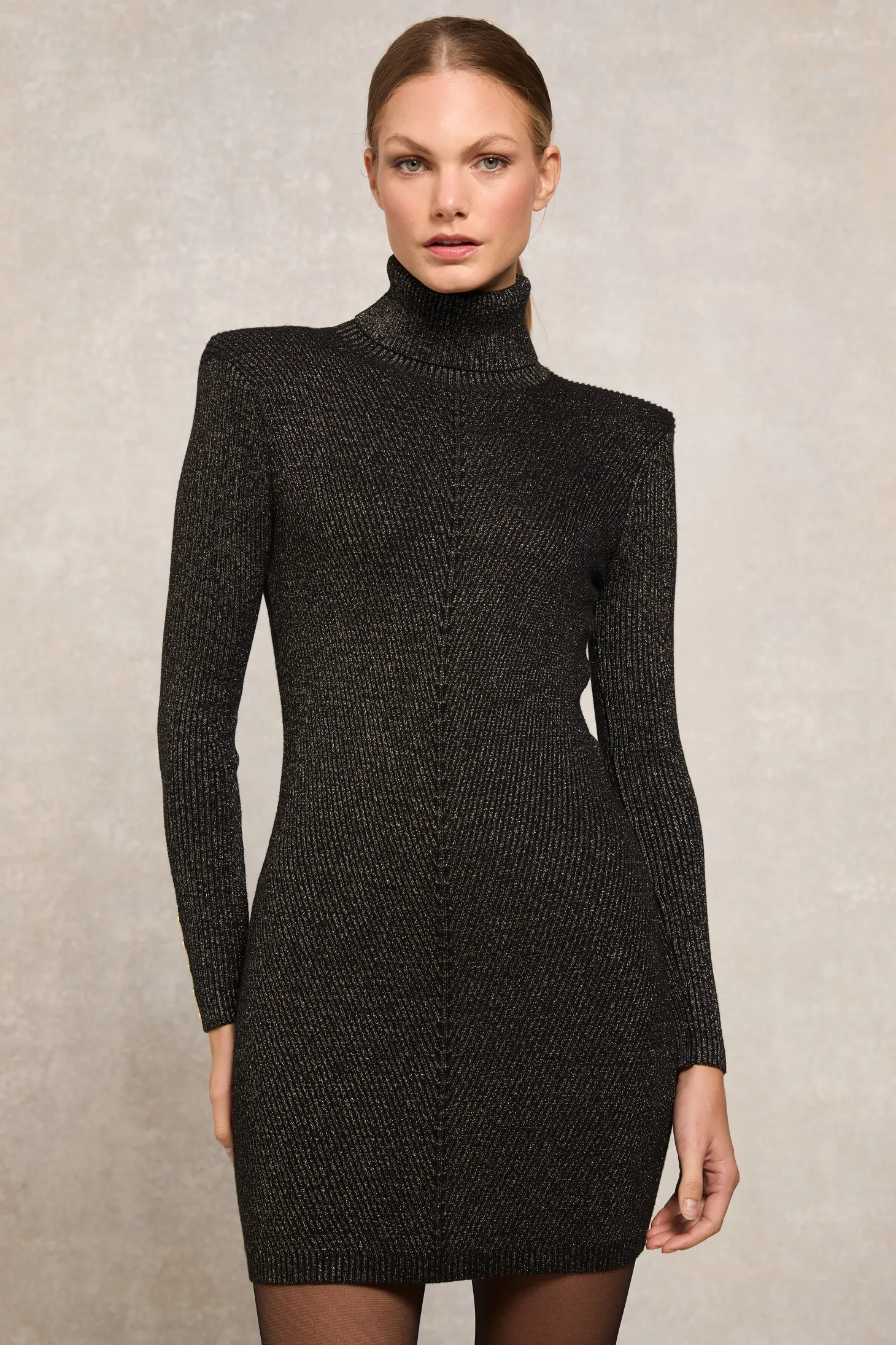 Kensington Mini Dress (Black Gold)