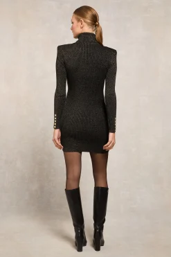 Kensington Mini Dress (Black Gold)