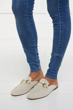 Kingston Horse Bit Loafer (Taupe Suede)