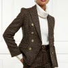 Knightsbridge Blazer (Chocolate Houndstooth)