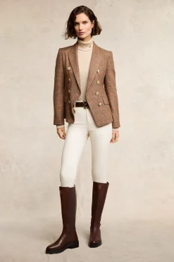 Knightsbridge Blazer (Clarence Check Merlot)