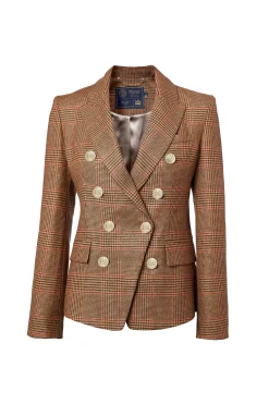 Knightsbridge Blazer (Clarence Check Merlot)