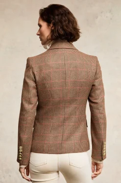 Knightsbridge Blazer (Clarence Check Merlot)