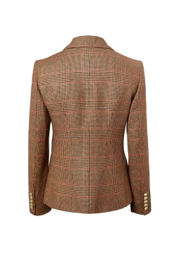 Knightsbridge Blazer (Clarence Check Merlot)