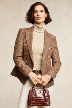 Knightsbridge Blazer (Clarence Check Merlot)