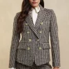 Knightsbridge Blazer (Coffee Houndstooth)