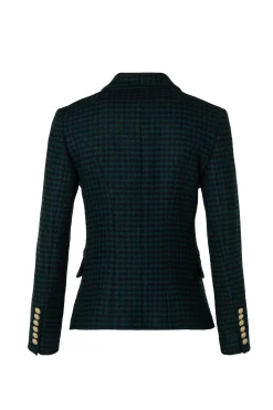 Knightsbridge Blazer (Emerald Houndstooth)