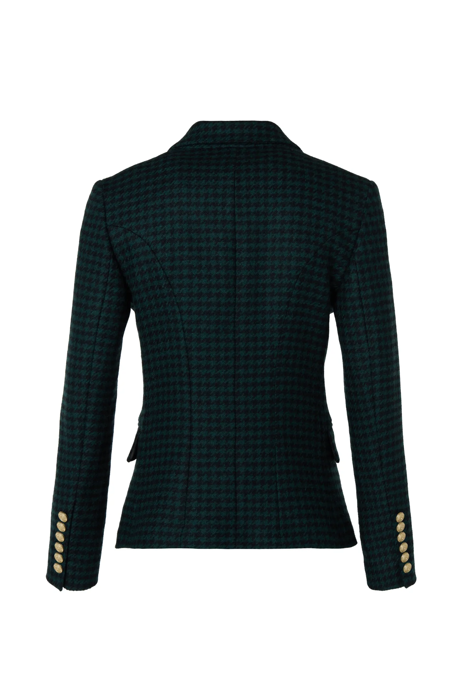 Knightsbridge Blazer (Emerald Houndstooth)