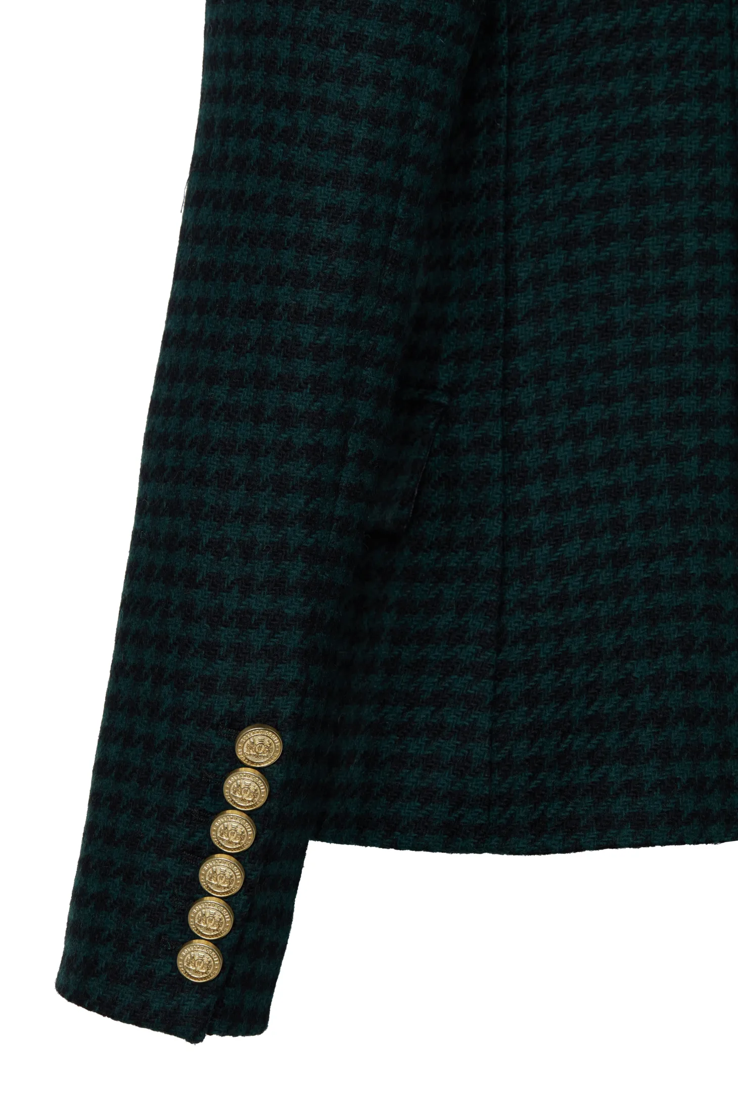 Knightsbridge Blazer (Emerald Houndstooth)
