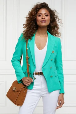Knightsbridge Blazer (Jade Linen)