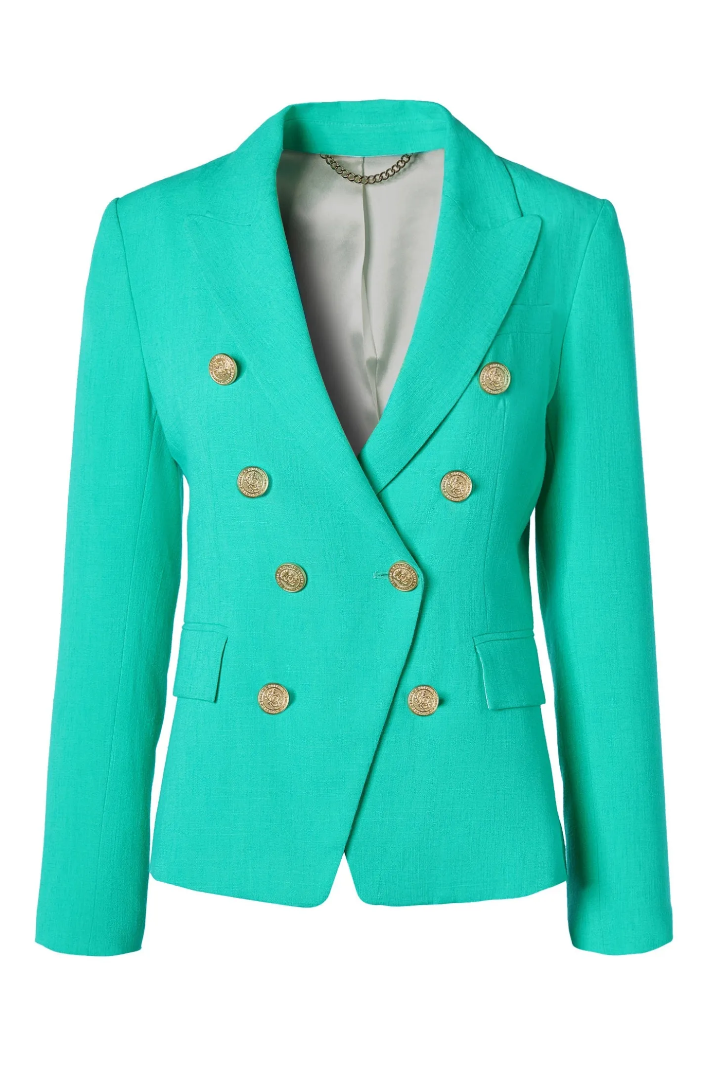 Knightsbridge Blazer (Jade Linen)