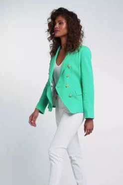 Knightsbridge Blazer (Jade Linen)