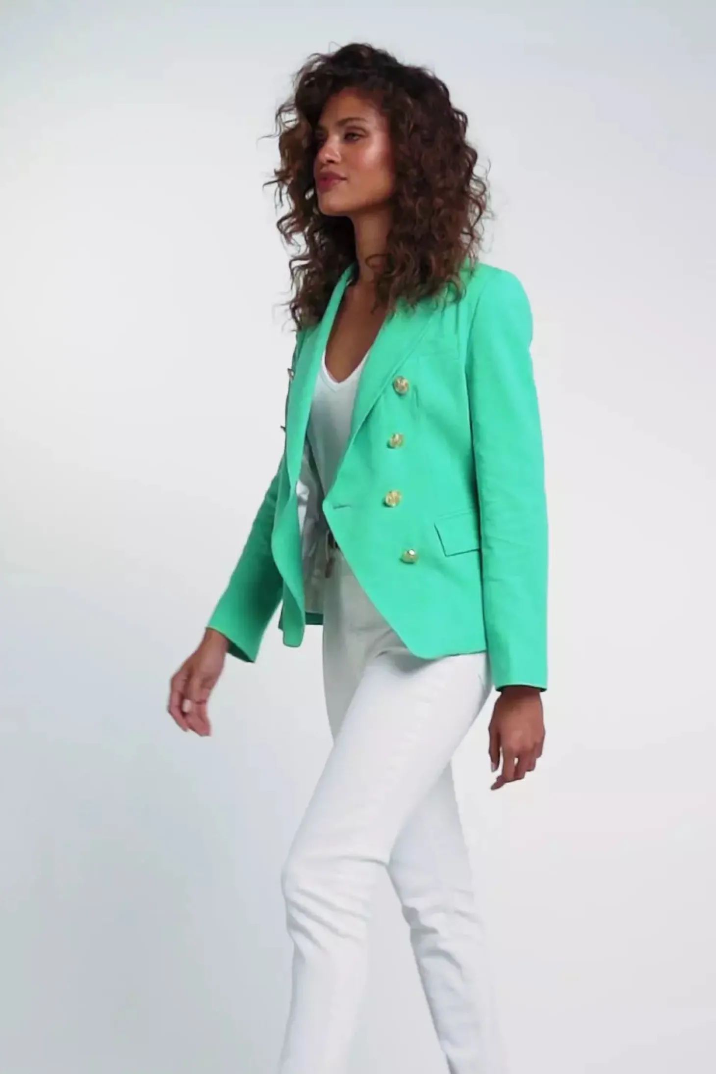Knightsbridge Blazer (Jade Linen)