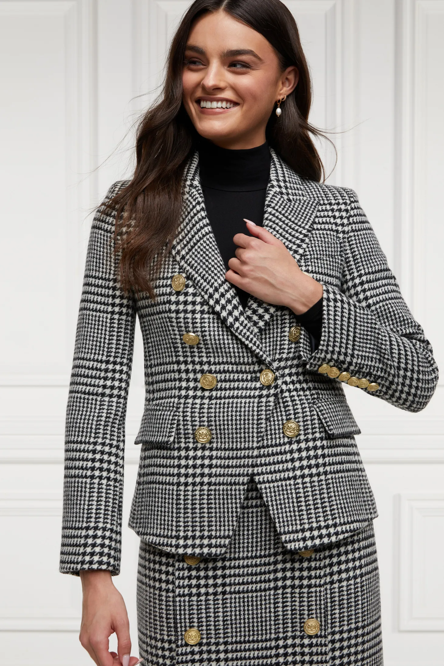 Knightsbridge Blazer (Large Scale Prince Of Wales Mono)