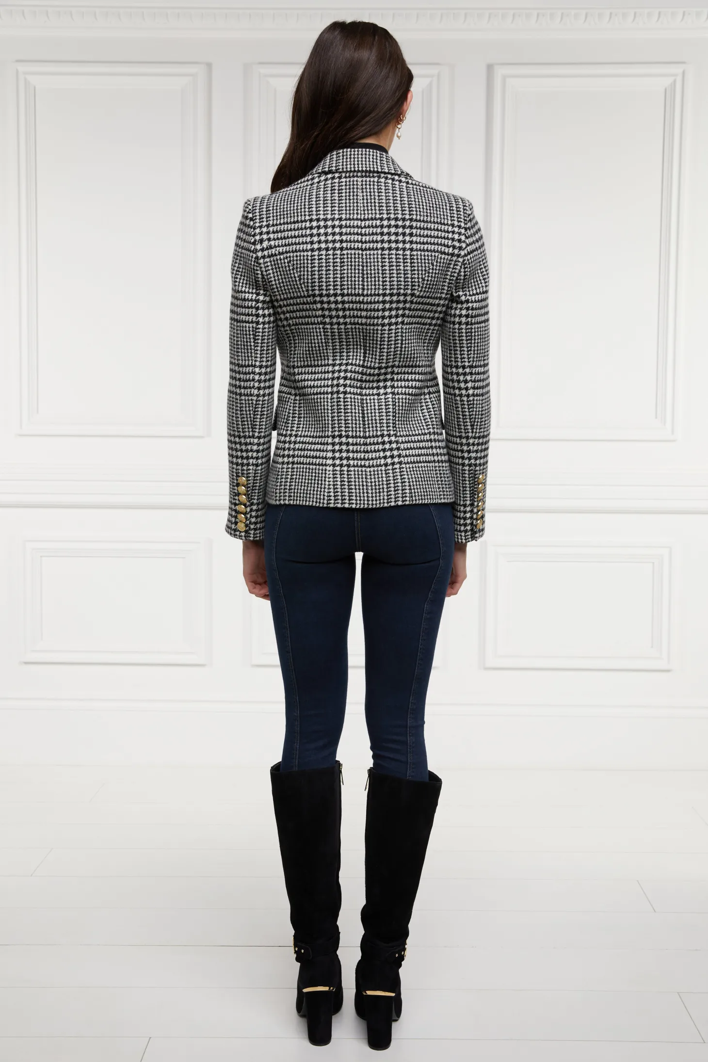 Knightsbridge Blazer (Large Scale Prince Of Wales Mono)