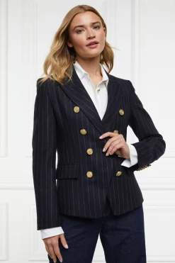 Knightsbridge Blazer (Navy Chalk Pinstripe)