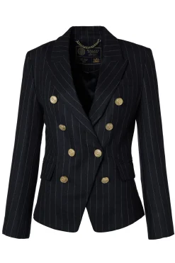 Knightsbridge Blazer (Navy Chalk Pinstripe)