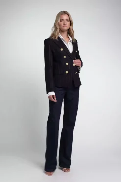 Knightsbridge Blazer (Navy Chalk Pinstripe)