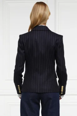 Knightsbridge Blazer (Navy Chalk Pinstripe)