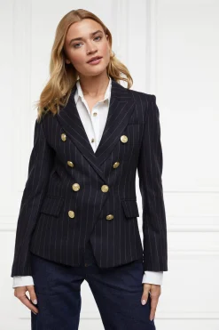 Knightsbridge Blazer (Navy Chalk Pinstripe)