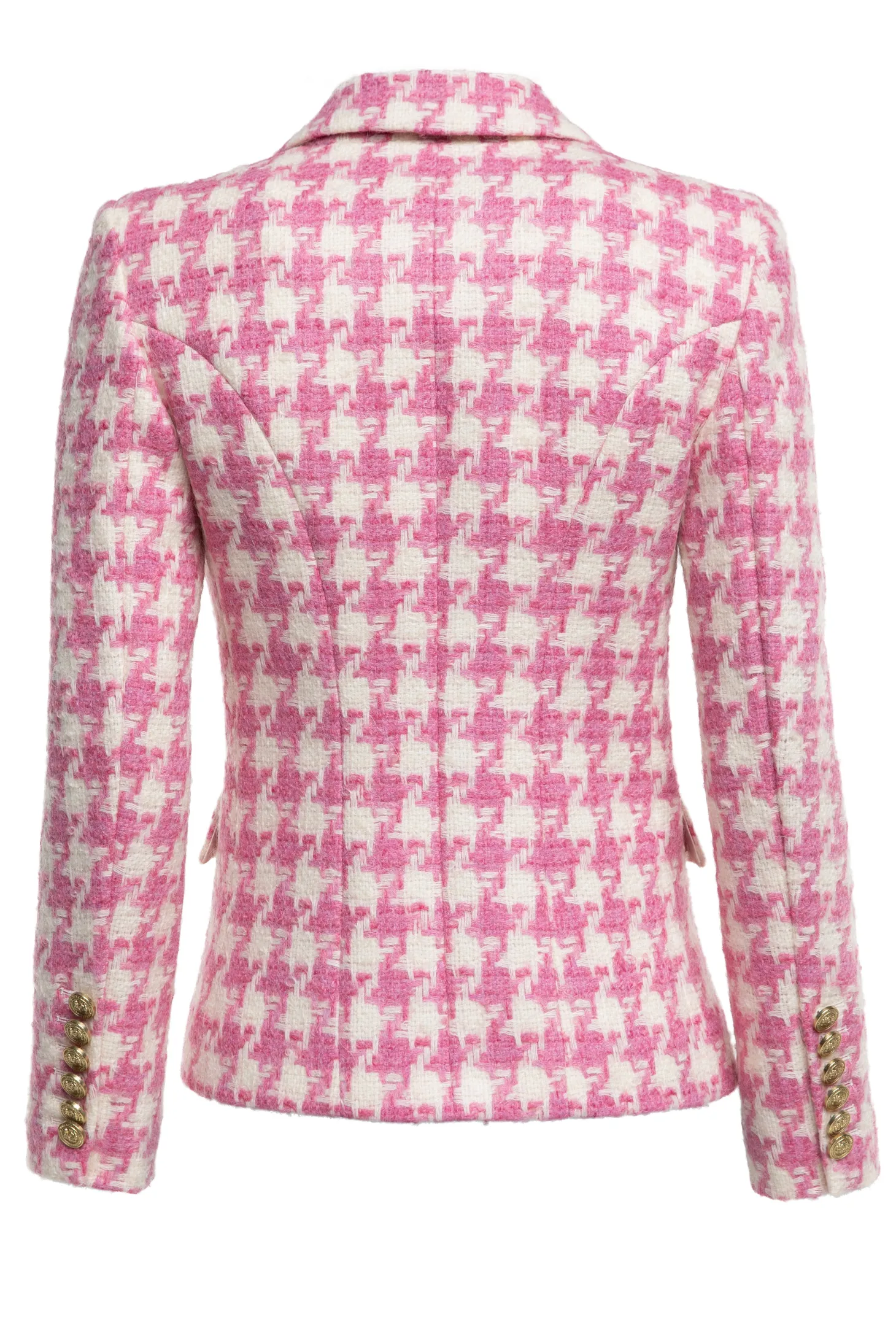 Knightsbridge Blazer (Pink Large Scale Houndstooth)