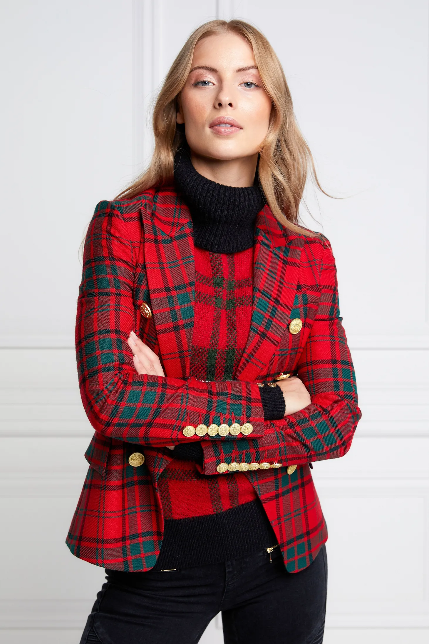 Knightsbridge Blazer (Red Tartan)