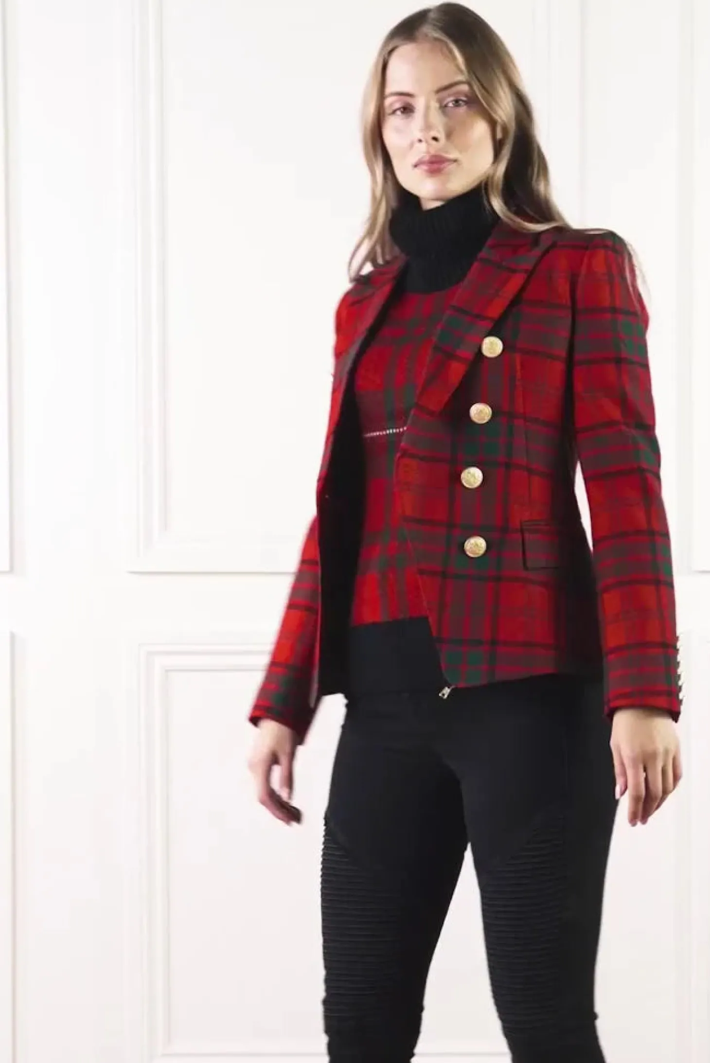 Knightsbridge Blazer (Red Tartan)