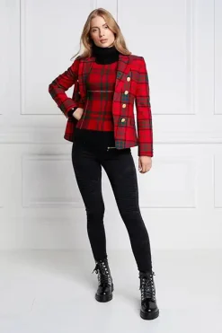 Knightsbridge Blazer (Red Tartan)