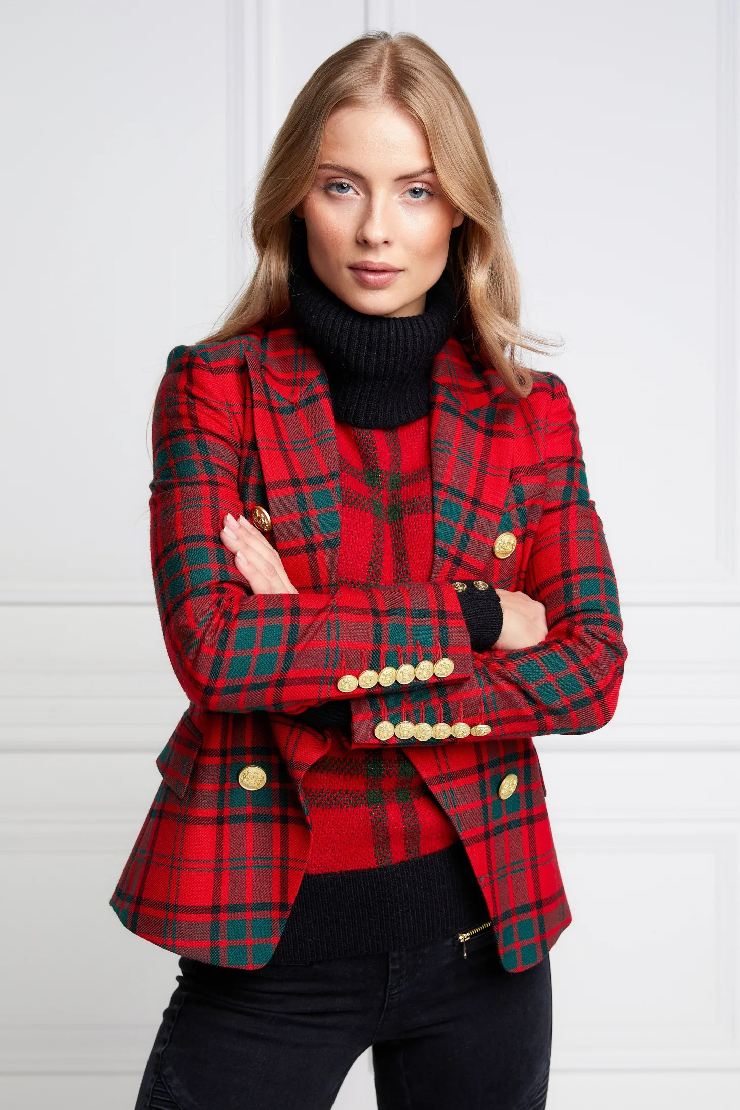 Knightsbridge Blazer (Red Tartan)