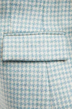 Knightsbridge Blazer (Teal Houndstooth)