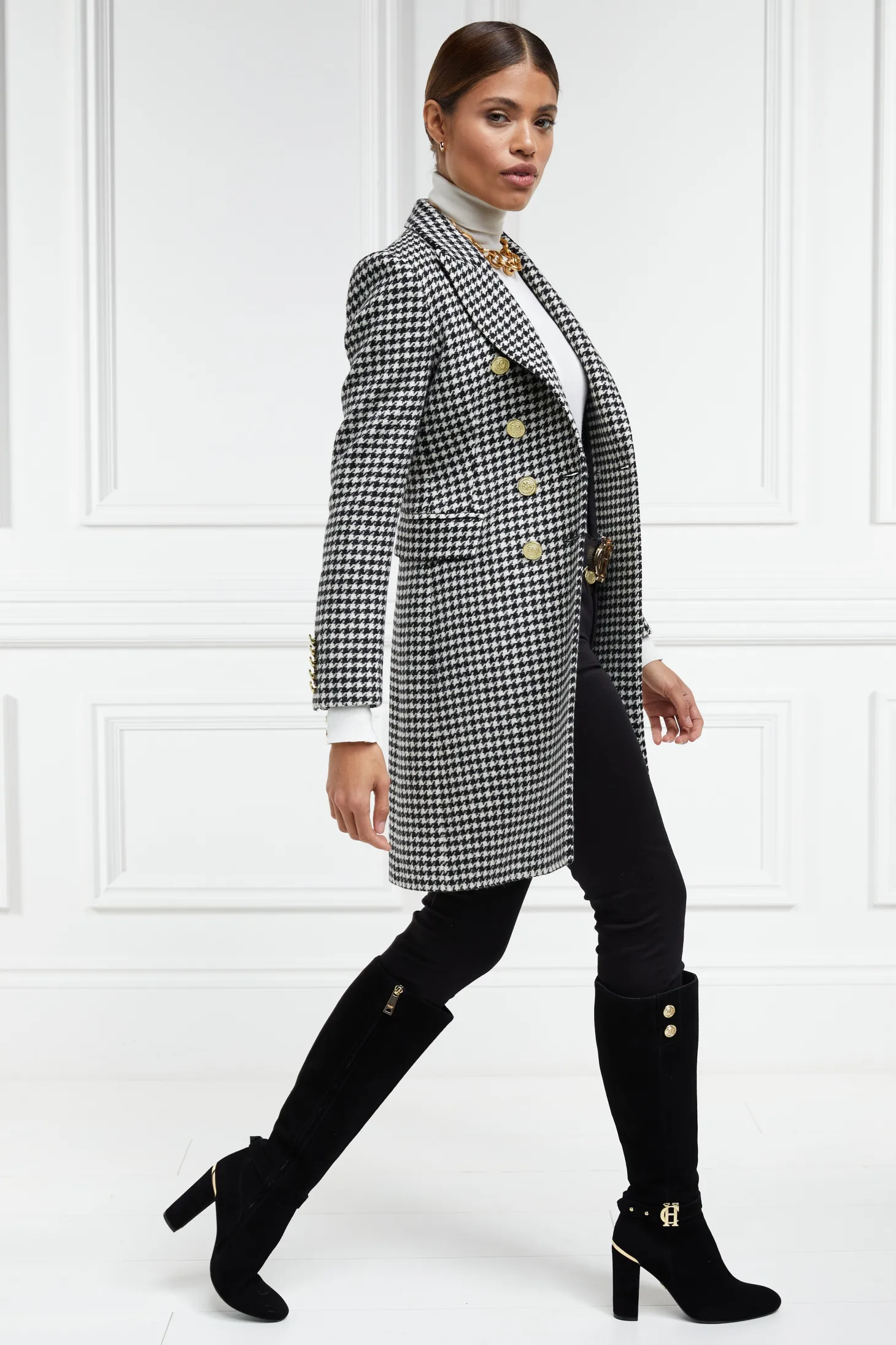 Knightsbridge Coat (Houndstooth)