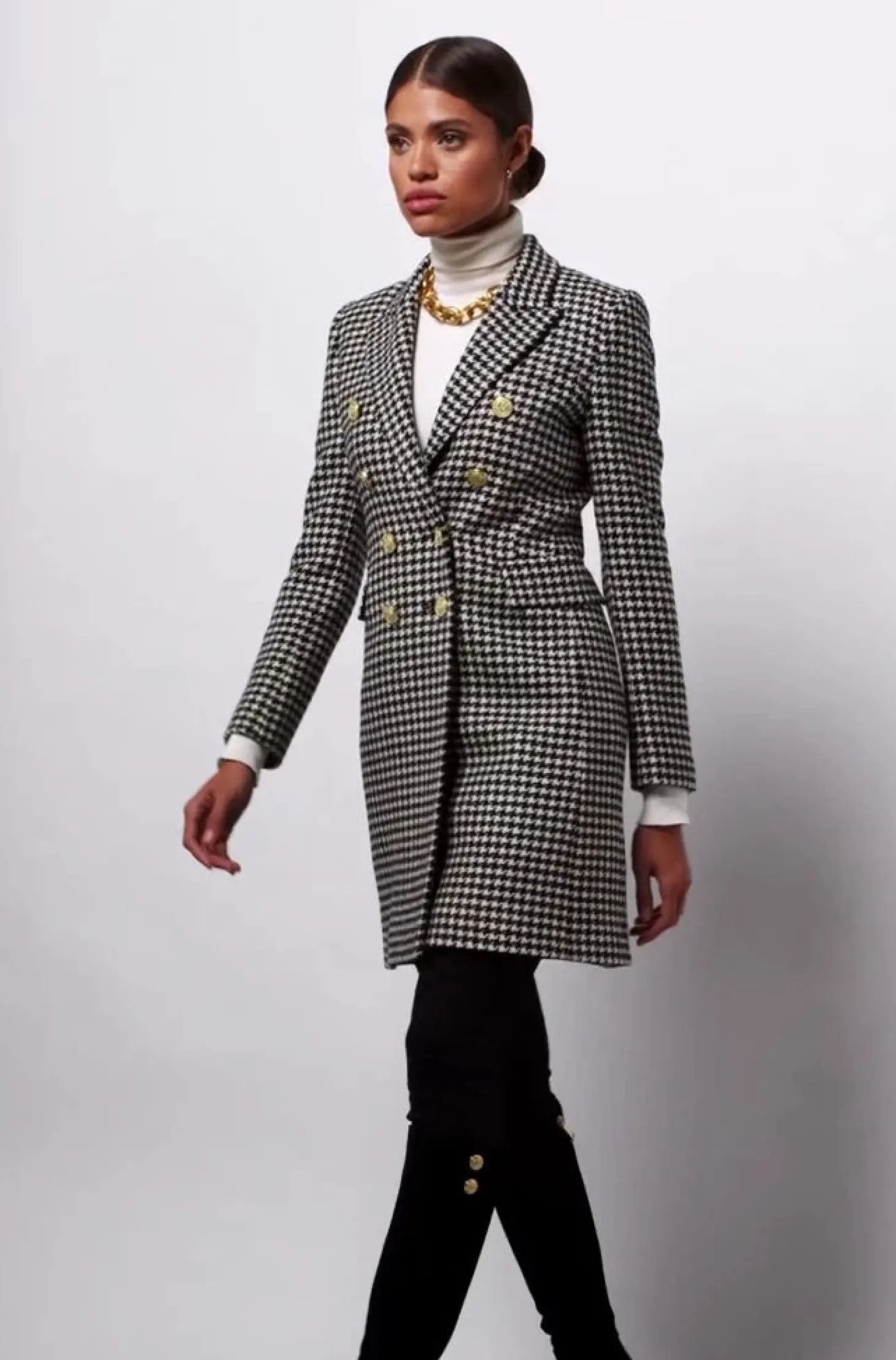 Knightsbridge Coat (Houndstooth)