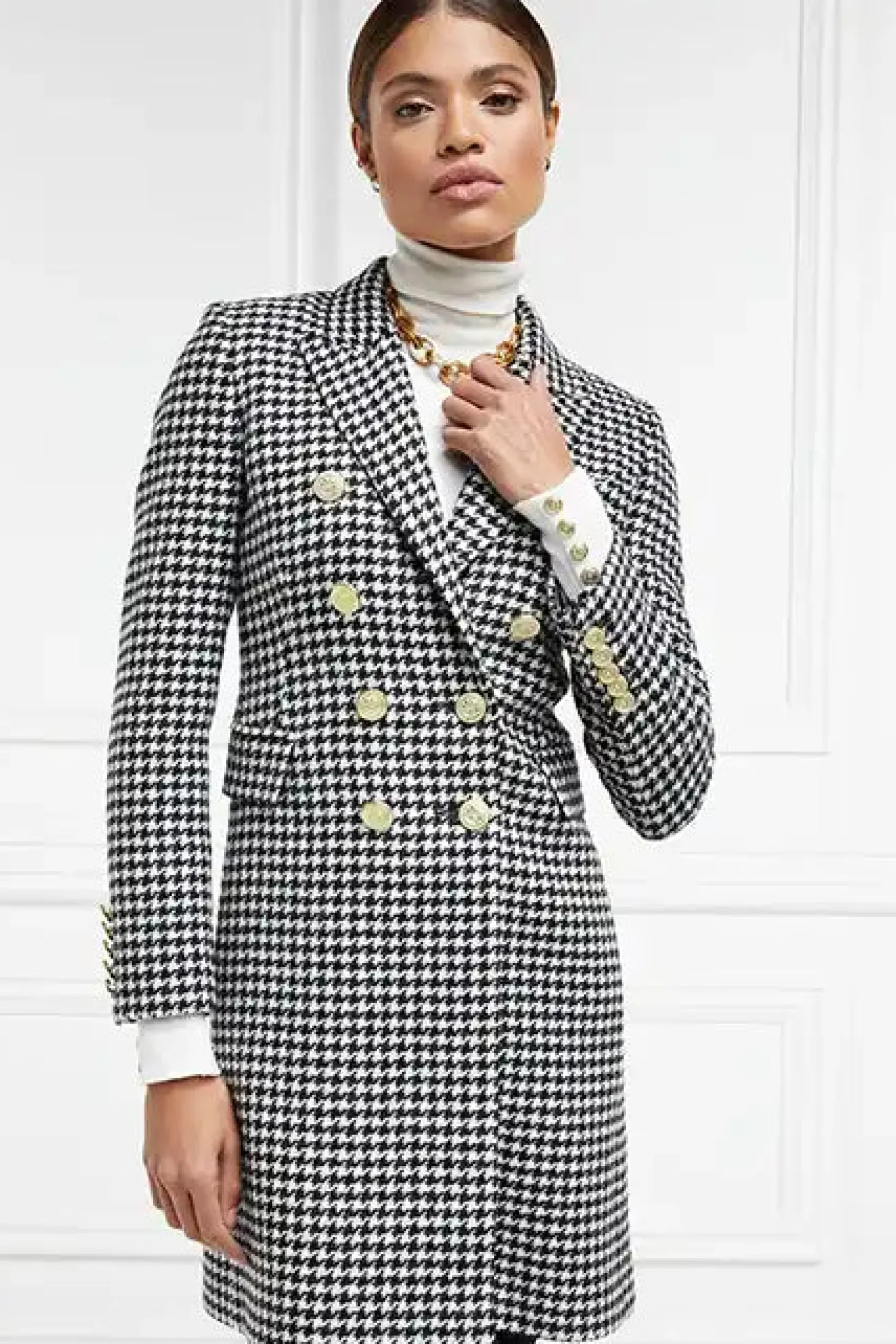 Knightsbridge Coat (Houndstooth)