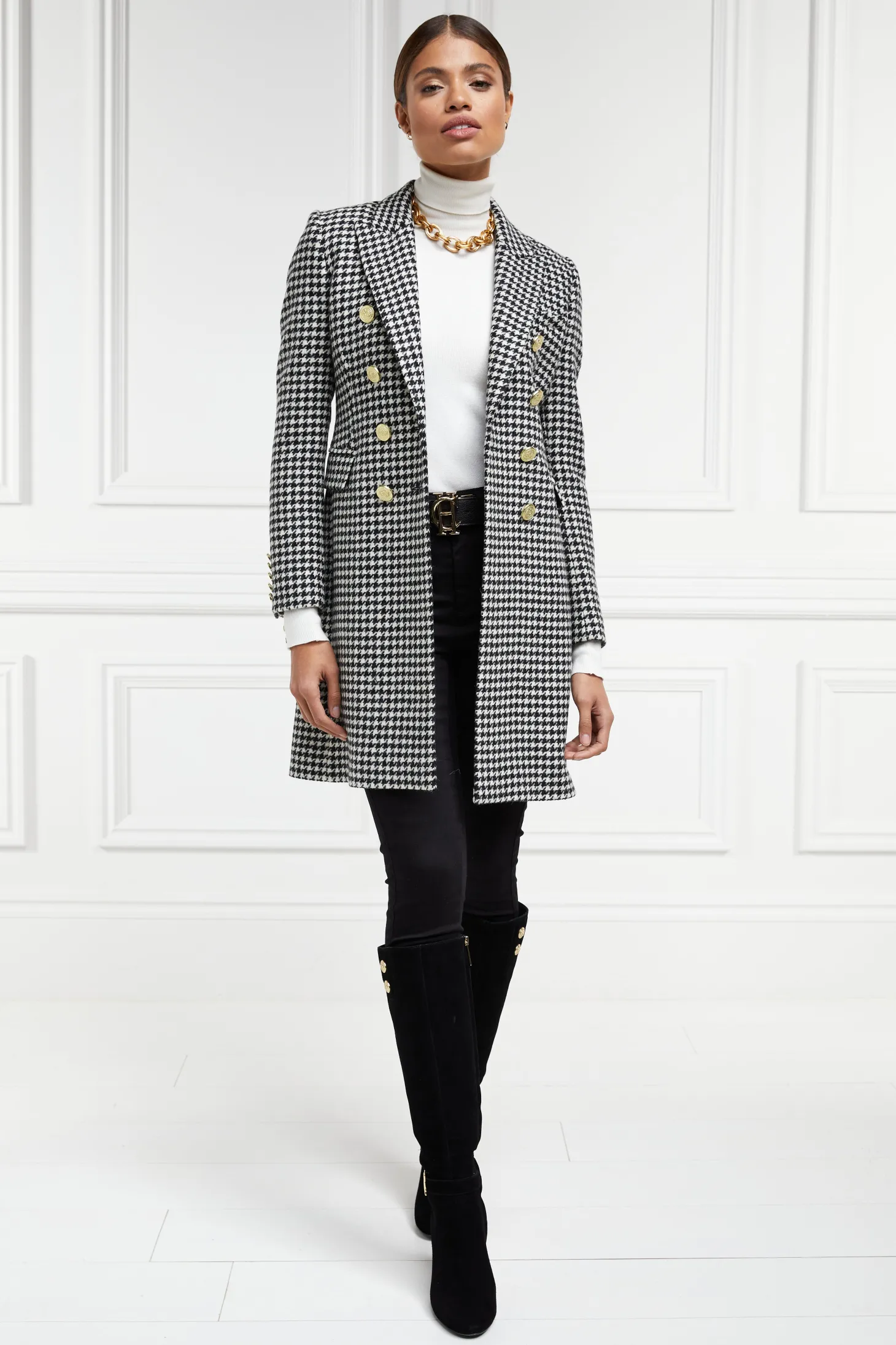 Knightsbridge Coat (Houndstooth)
