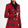 Knightsbridge Coat (Red Tartan)