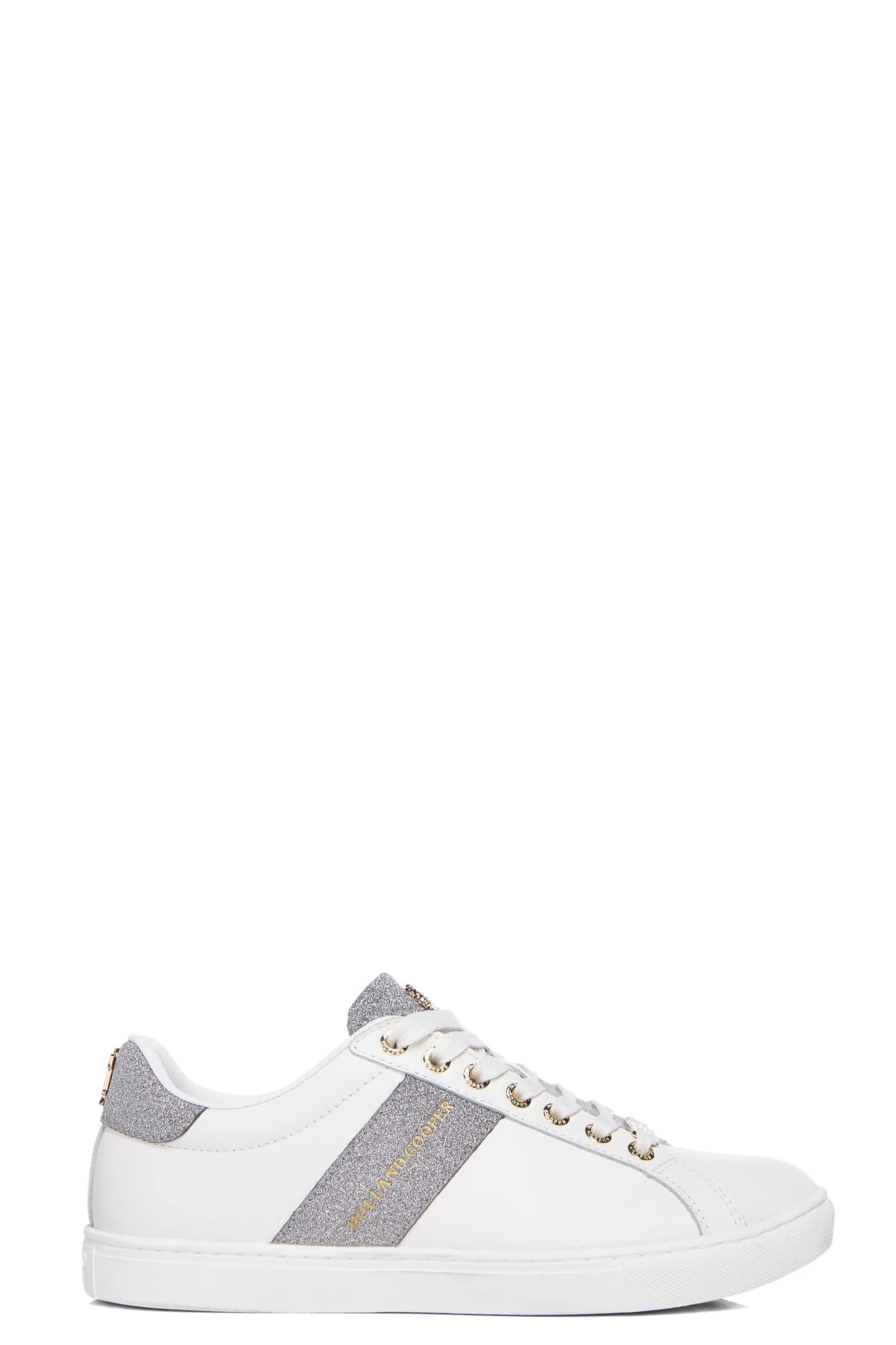 Knightsbridge Court Trainer (Silver Crystal)