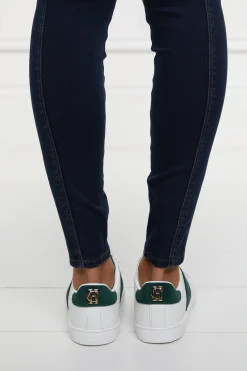 Knightsbridge Court Trainer (White Racing Green)