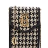 Knightsbridge Phone Pouch (Ecru Houndstooth)